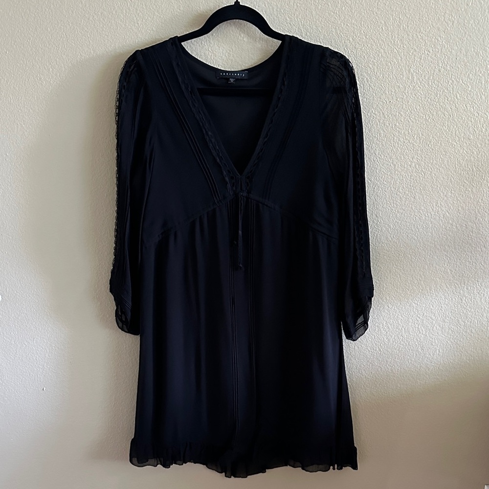 Sanctuary Black V-Neck Dress